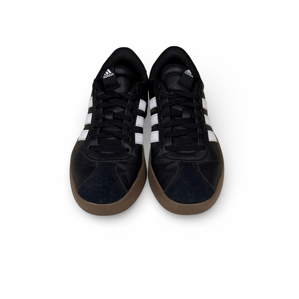 Adidas Men's VL Court 3.0 Core Black/Cloud White/Gum Sz 7 - Picture 6 of 9